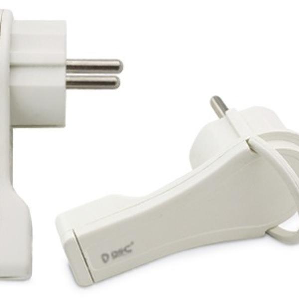 Ficha Macho T/ Shuck Lateral Extra - Fina (Branco) - GSC