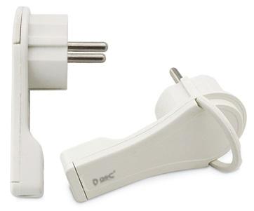 Ficha Macho T/ Shuck Lateral Extra - Fina (Branco) - GSC