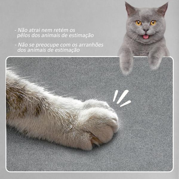 Poltrona Relax com Aquecimento Lombar e Massagem por Vibração Reclinável Função de Memória 82x99x106 cm Cinzento