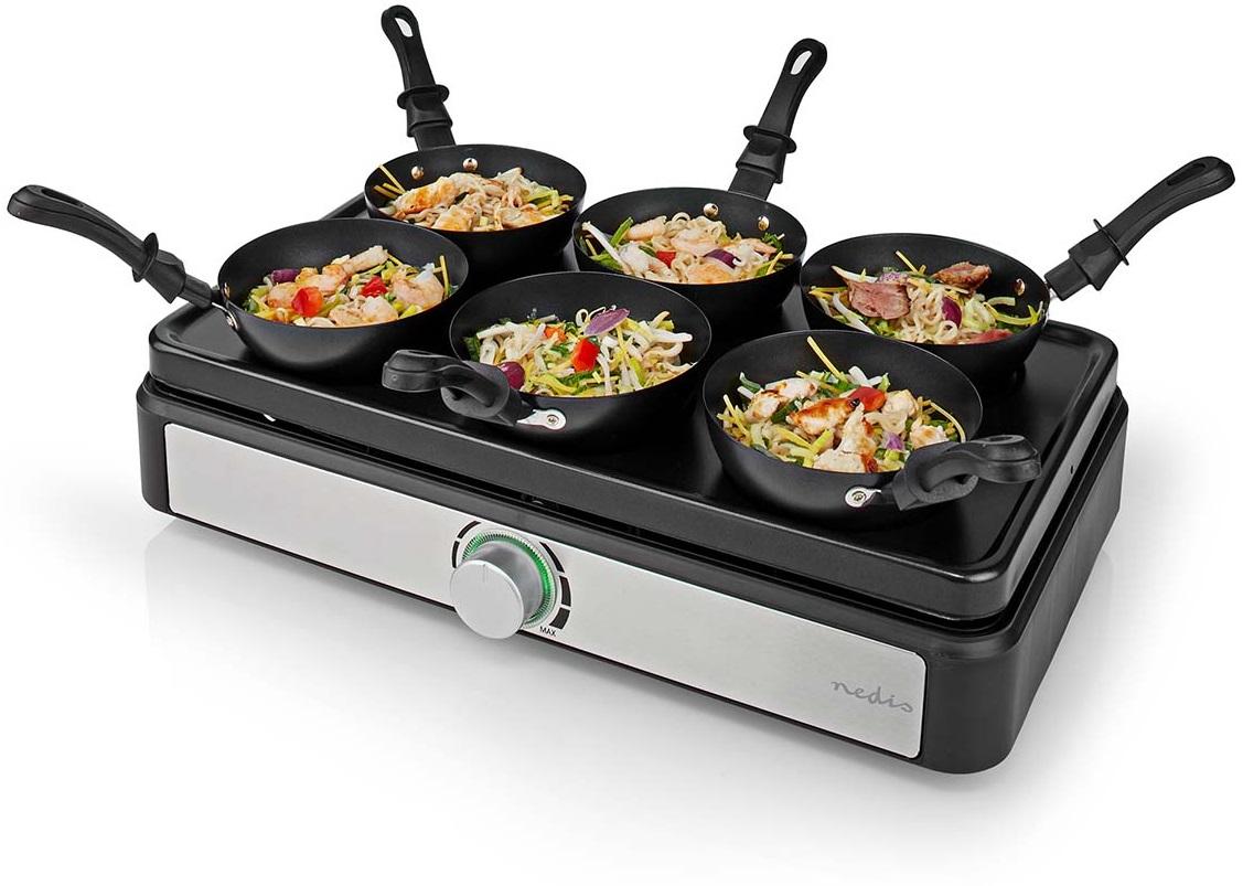 Grelhador Wok Elétrico 600W (6 Pessoas) - NEDIS