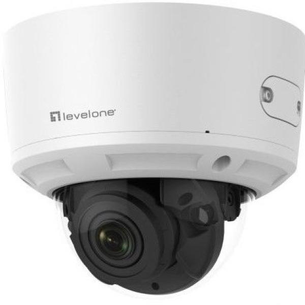 Câmara de Vigilância IP Domo 8Mpx 2,5mm FCS - 3098 (Branco) - LEVELONE