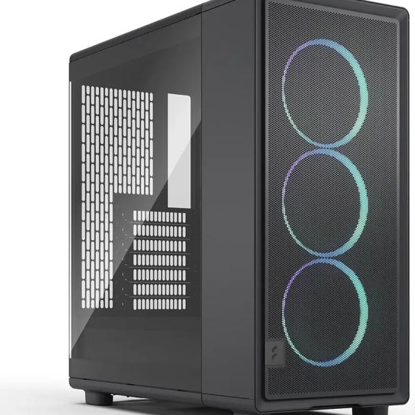 Caixa ATX Epoch Black Tempered Glass RGB Light Tint - FRACTAL DESIGN