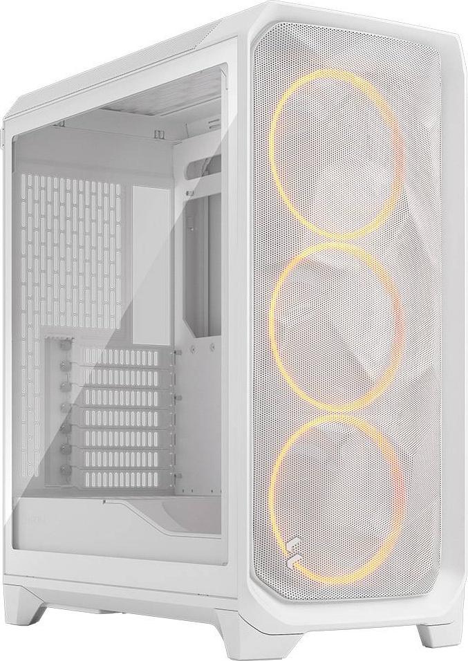 Caixa Extended - ATX Meshify 3 Ambience Pro RGB Tempered Glass Clear Tint (Branco) - FRACTAL DESIGN