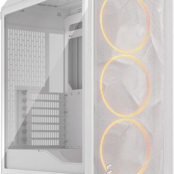 Caixa Extended - ATX Meshify 3 Ambience Pro RGB Tempered Glass Clear Tint (Branco) - FRACTAL DESIGN