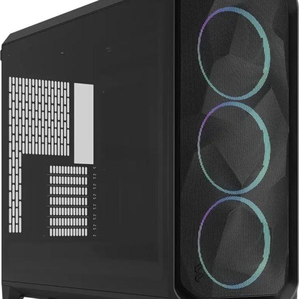 Caixa Extended - ATX Meshify 3 XL RGB Tempered Glass Light Tint (Preto) - FRACTAL DESIGN