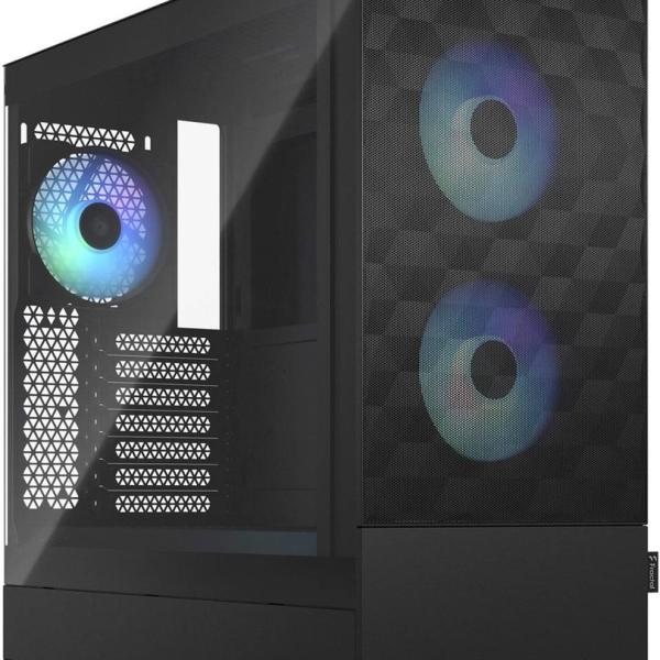 Caixa ATX Pop Air RGB Black TG Clear Tint - FRACTAL DESIGN