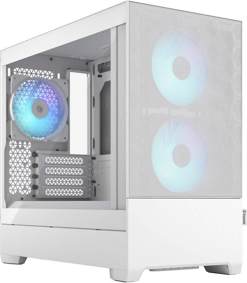 Caixa Micro - ATX Pop Mini Air RGB White TG Clear Tint - FRACTAL DESIGN