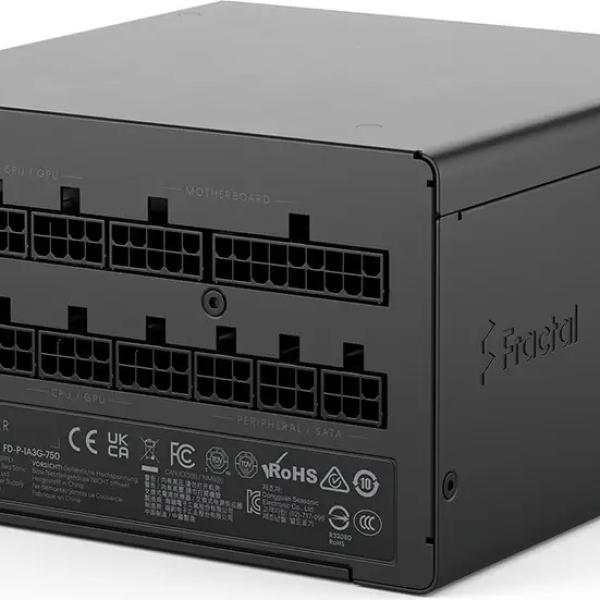 Fonte de Alimentação ATX Ion 3 Gold 750W ATX 3.1/PCIe 5.1 80 Plus Gold Full Modular - FRACTAL