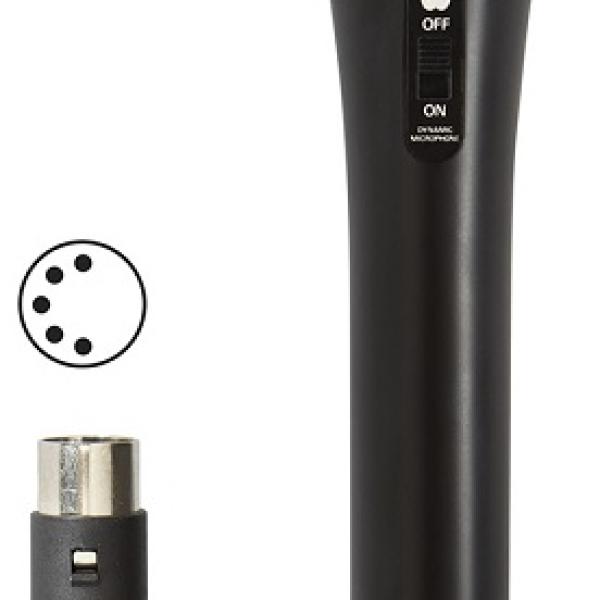 Microfone Dinâmico (Uso Geral e Profissional) - FONESTAR