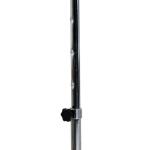 Saco de Boxe de Pé Punching Ball com Altura Ajustável em 4 Níveis 126 - 144 cm Base Preenchível e Luvas de Boxe para Adultos e Adolescentes Preto