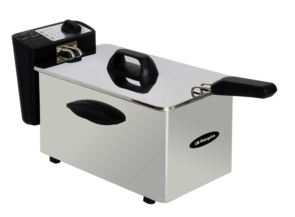 Fritadeira Profissional Aço Inoxidável 2000W (2,5L) - ORBEGOZO — Recondicionado