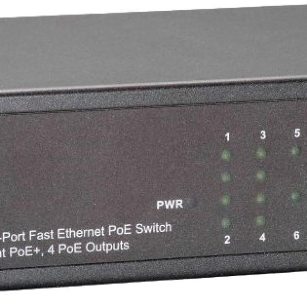 Switch 8 Portas 10/100Mbps FEP - 0812 (Preto) - LEVEL ONE