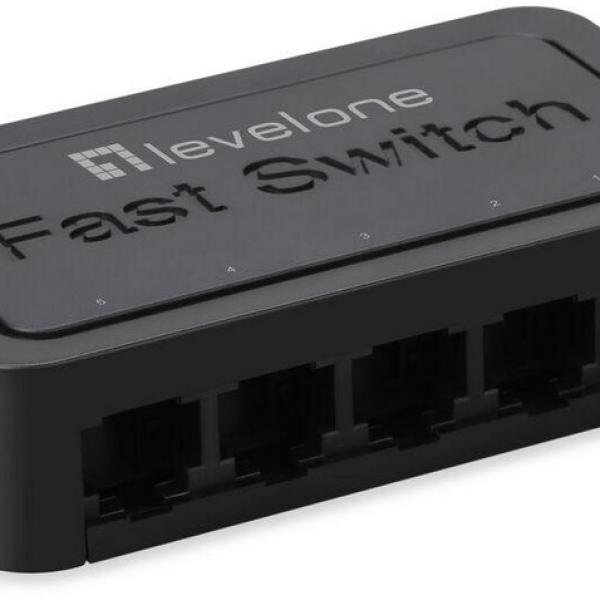 Switch 5 Portas 10/100Mbps FEU - 0512 - LEVEL ONE