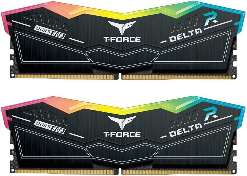 Memória RAM UDIMM T - Force Delta RGB 32GB (2x16GB) DDR5 6000MHz CL30 - TEAM GROUP