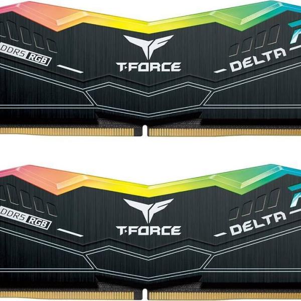 Memória RAM UDIMM T - Force Delta 32GB (2x16GB) DDR5 - 6400MHz (AMD Expo/Intel XMP) CL32 - TEAMGROUP