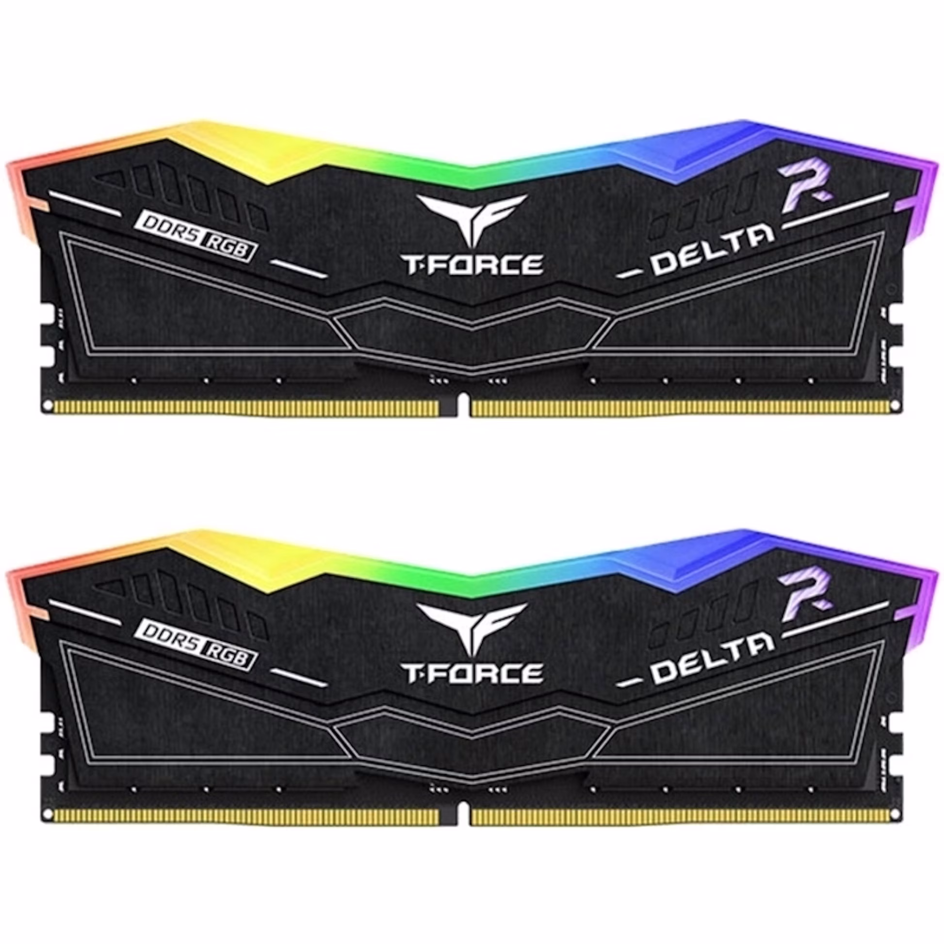 Memoria Dimm Team Group Kit 48GB (2 x 24GB) DDR5 6400MHz Delta RGB Preto