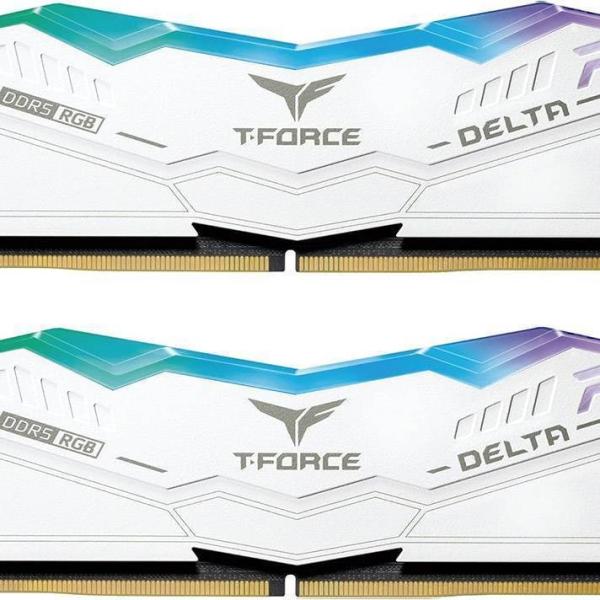 Memória RAM UDIMM T - Force Delta 64GB (2x32GB) DDR5 - 6000MHz (AMD Expo/Intel XMP) CL38 - TEAMGROUP