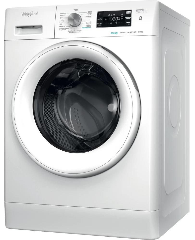 Máquina de Lavar Roupa FFB 8258 WV SP 8Kg 1200RPM (Branco) - WHIRLPOOL