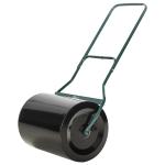 Rolo de gramado para jardim com capacidade de 60L preenchível com areia ou água de 50 cm de diâmetro preto