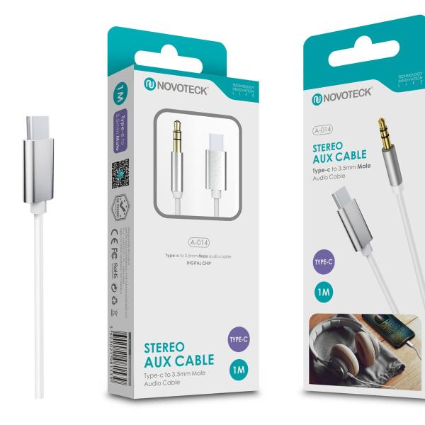 Conversor Jack 3.5 To Type-C NOVOTECK A-014