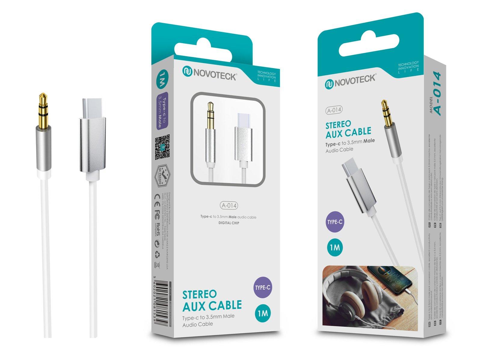 Conversor Jack 3.5 To Type-C NOVOTECK A-014