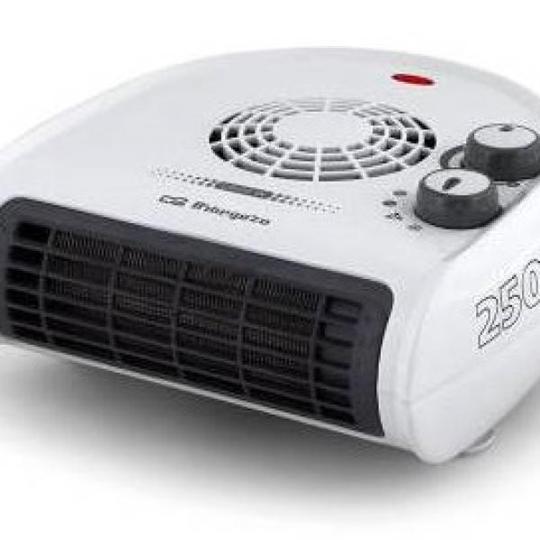 Aquecedor Termoventilador Horinzontal 2500W (Branco) - ORBEGOZO