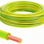 Bobine Fio V 2,5mm (Verde/Amarelo) - 100 mts