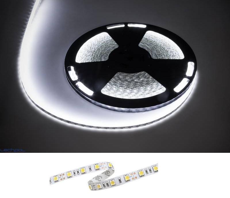 Fita 1500 LEDs SMD5050 Flexivel IP65 Branco Frio 12V - 25 mts
