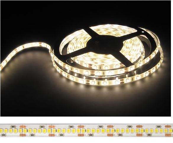 Fita 2400 LEDs SMD2835 Flexivel IP20 Branco Q. 3000K 12V - 10 mts