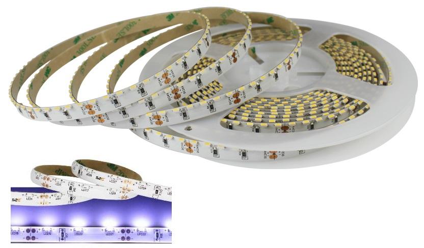 Fita LEDs SMD3535 Angular 90º Flexivel IP20 Branco Q. 3000K 12V - 5 mts