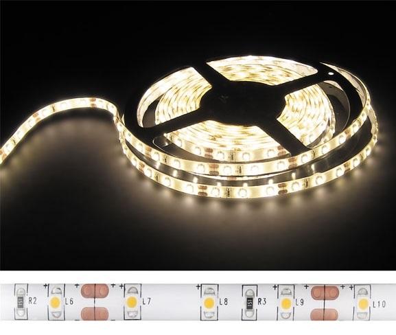 Fita 300 LEDs SMD5050 IP65 Branco Q. 3000K 24V 14,4W/m - 5 mts