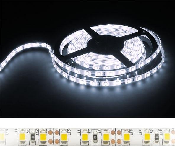 Fita 600 LEDs SMD2835 Flexivel IP65 Branco Frio 12V - 5 mts