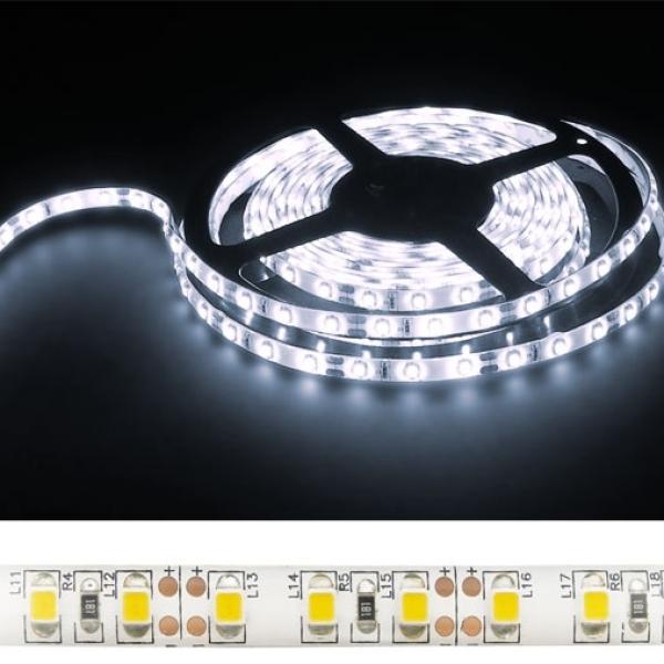 Fita 600 LEDs SMD2835 Flexivel IP65 Branco Frio 12V - 5 mts