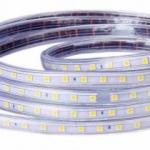 Fita 60x LED´s SMD5050 Flexivel IP65 Branco Frio 6000K 220V 14,4W 900Lm (metro)