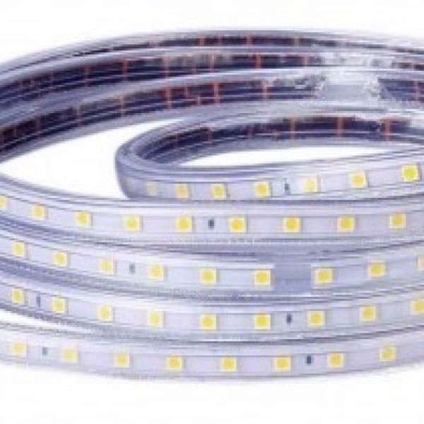 Fita 60x LED´s SMD5050 Flexivel IP65 Vermelho 220V 900Lm (metro)