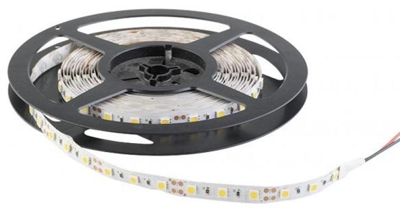 Fita 300 LEDs SMD5050 IP65 Branco F. 6000K 24V 1200Lm - 5 mts