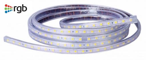 Fita LED SMD5050 Flexivel IP65 RGB 220V 780Lm (metro)