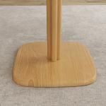 Mesa de Refeição de Madeira Quadrada para 4 Pessoas Base Quadrada para Espaços Pequenos 70x70x75 cm Madeira