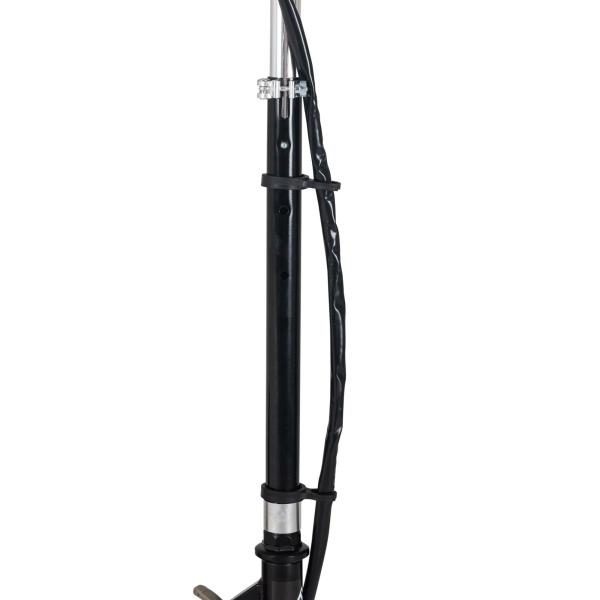 Trotinete Elétrico Dobrável para Crianças de 7 - 14 anos Suporta até 50kg com Altura Ajustável 75x36x82 - 93cm Preto