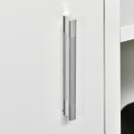 Móvel de TV para Televisores de até 60” Móvel de Sala de Estar Moderno com Armário 3 Compartimentos 120x40x55cm Branco