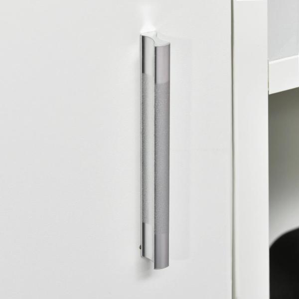 Móvel de TV para Televisores de até 60” Móvel de Sala de Estar Moderno com Armário 3 Compartimentos 120x40x55cm Branco