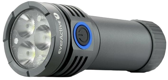 Lanterna Profissional LED P9 3x10W (OSRAM) 3300Lm Recarregável 4000mAh USB - C (IPX4) - everActive