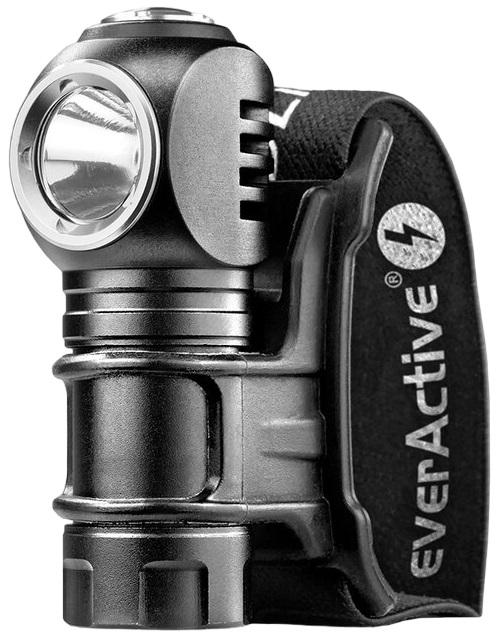 Lanterna de Cabeça c/ 3 Funções 10W 500Lm Recarregável - everActive