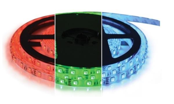 Fita 300 LEDs SMD5050 Flexivel IP20 RGB 24V (5 mts)
