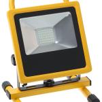 Projector LED SMD t/ Obras IP65 Branco F. 6000K 20W (Recarregável)