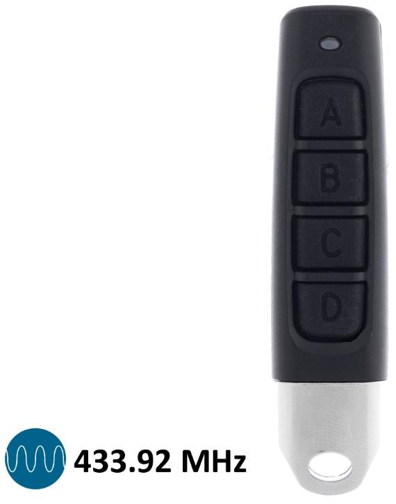 Comando Garagem 4 Canais 433,92Mhz (ROLLING CODE)