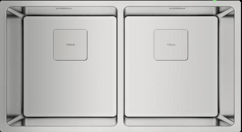 Lava Loiça Retanguar Flex Linea RS15 2C 740 (Inox) - TEKA