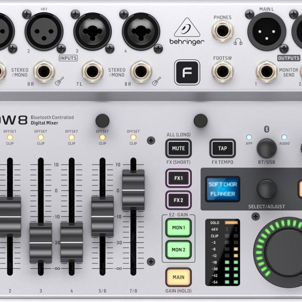 Mesa de Mistura Digital 8 Canais - BEHRINGER