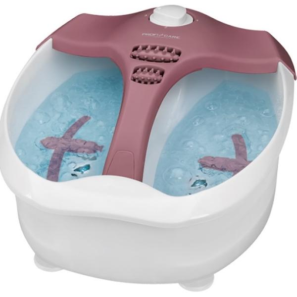 Hidromassajador de Pés FM 3027 (Branco / Rosa) - PROFICARE
