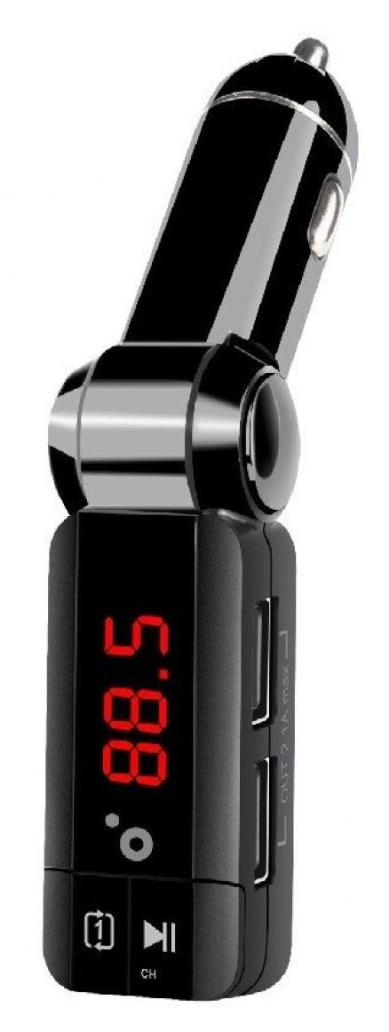Transmissor FM USB/MP3 Rebatível c/ Ecrã LCD - SUNSTECH